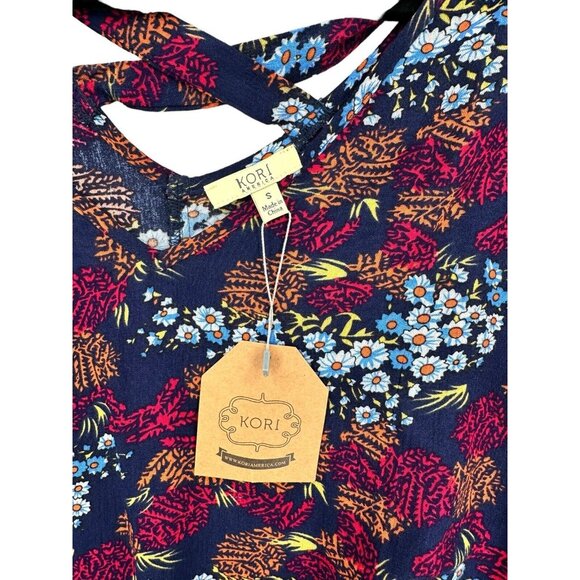 Kori America‎ Tunic Dress Womens S Boho Hippie Peasant Festival Cottagecore - Picture 5 of 9